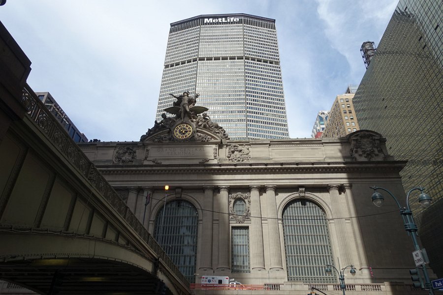 Two icons: Grand Central Terminal and the Pan-Am Building (now Met Life)